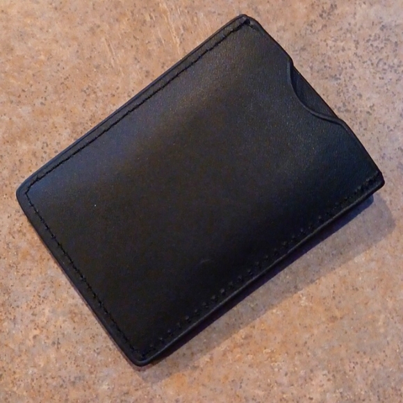 zippo Other - Zippo Black Leather Credit Card/Money Clip